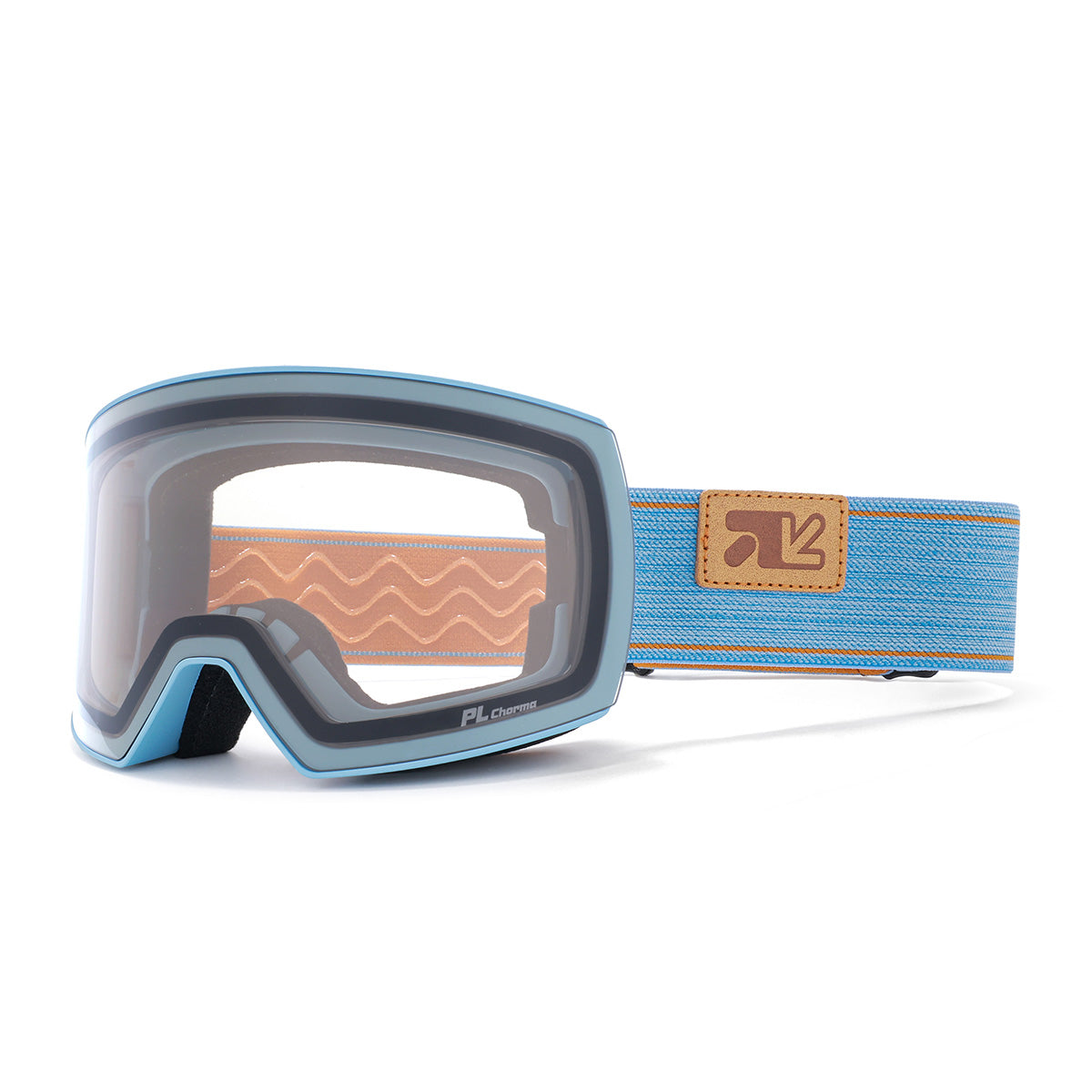#04 SHI|Brown Photochromic / Sky Blue Denim