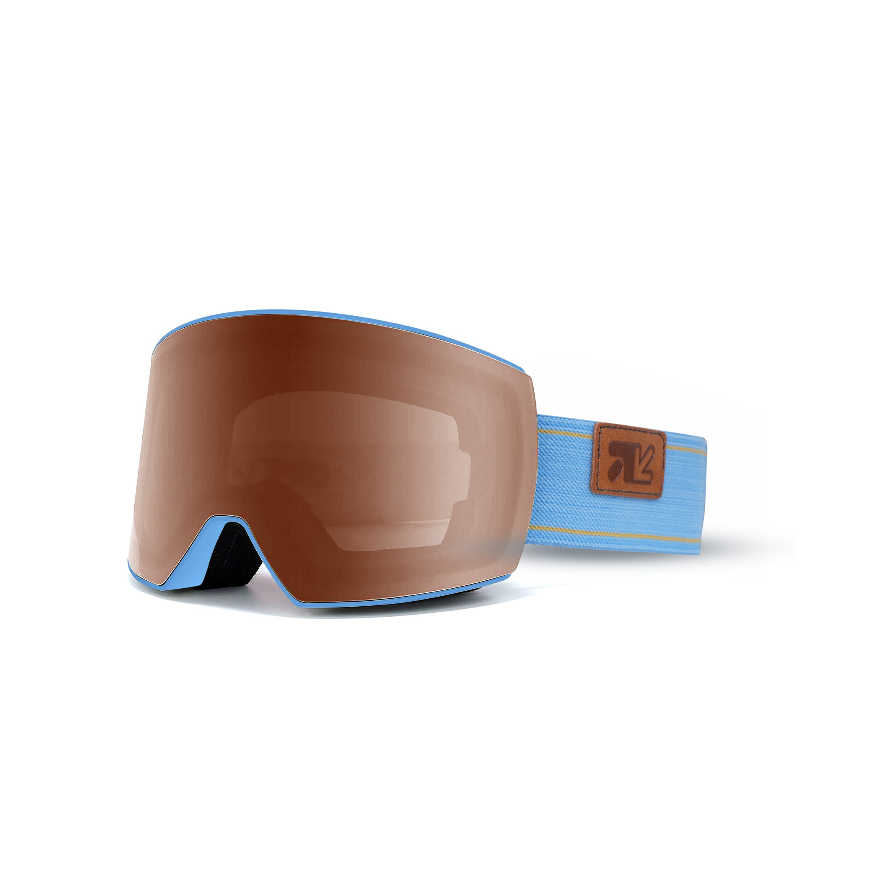 #04 SHI｜Brown Photochromic / Sky Blue Denim